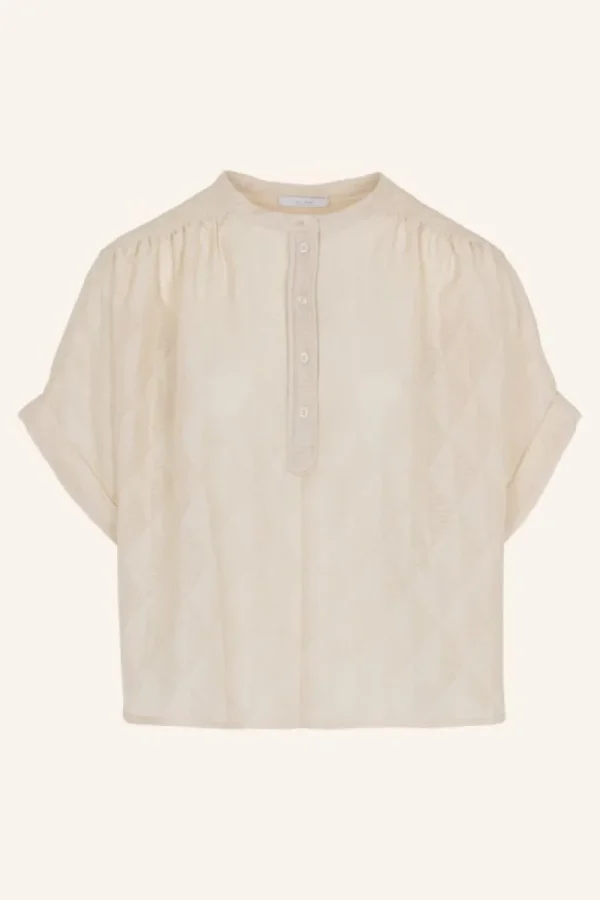 By bar Blouses<axel geo blouse | chalk