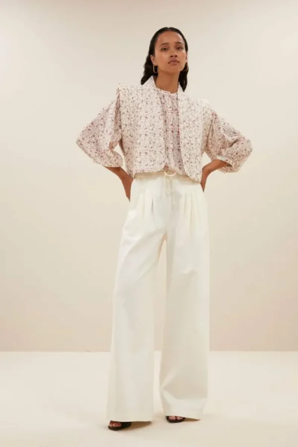 By bar Blouses<becky flower blouse | little flower print