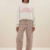 By bar Jeans | Broeken<begum pink cheetah pants | pink cheetah print