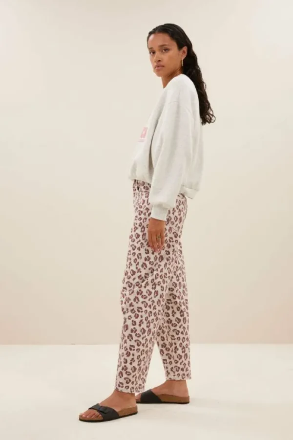 By bar Jeans | Broeken<begum pink cheetah pants | pink cheetah print