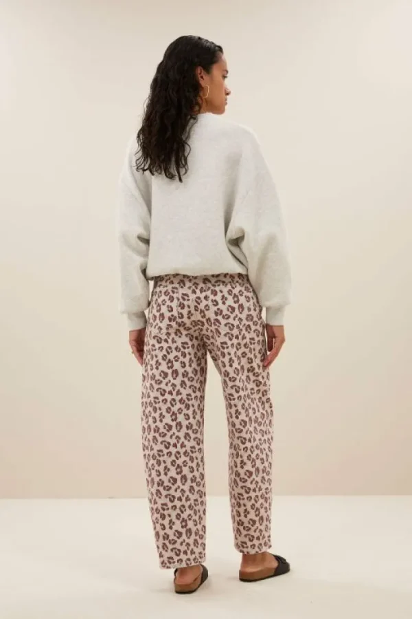 By bar Jeans | Broeken<begum pink cheetah pants | pink cheetah print