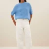 By bar Jeans | Broeken<begum white pants | white