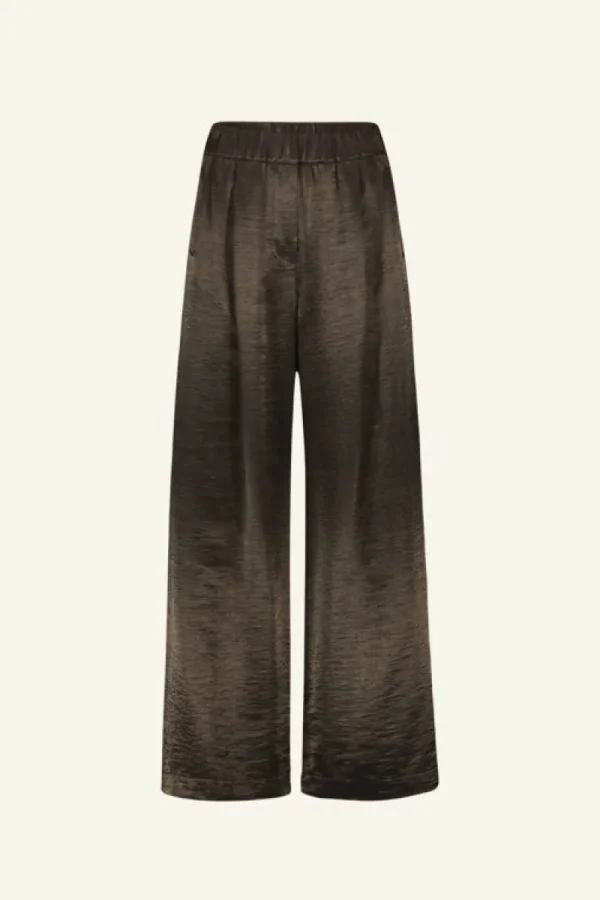 By bar Broeken<benji metallic pants | bronze