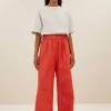 By bar Broeken<benji twill pants | poppy red