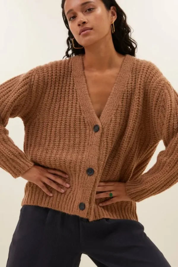 By bar Vesten<bobbi cardigan | camel