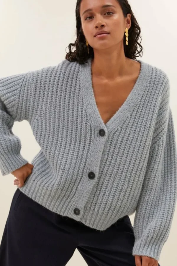 By bar Vesten<bobbi cardigan | steel blue