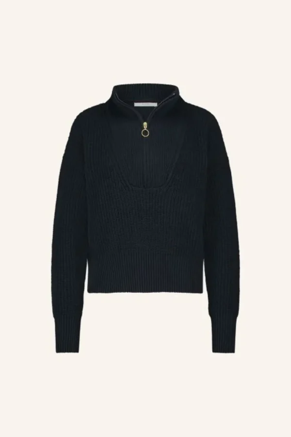 By bar Truien<boxy beau cotton pullover | midnight