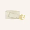 By bar Riemen<buckle logo belt | pearl