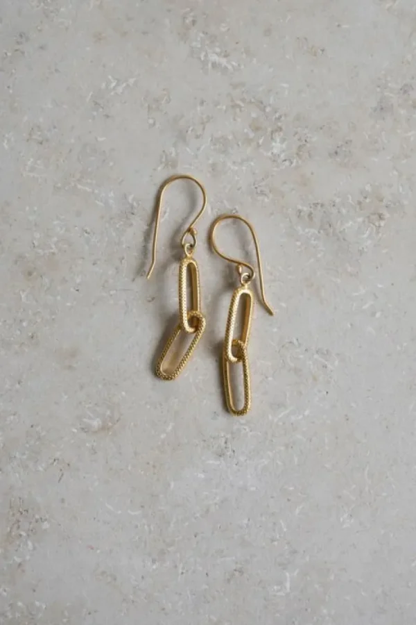 By bar Oorbellen | Sieraden<chain earring | gold