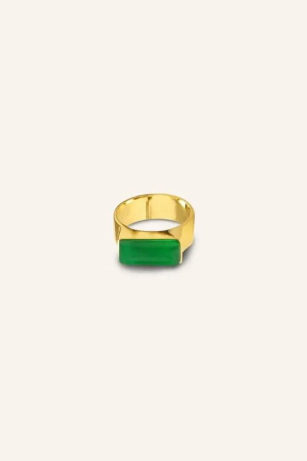 By bar Sieraden<deva ring | green