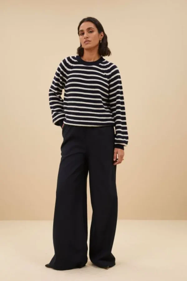 By bar Truien<duccio stripe pullover | midnight