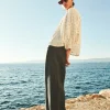 By bar Broeken<eli linen pants | midnight