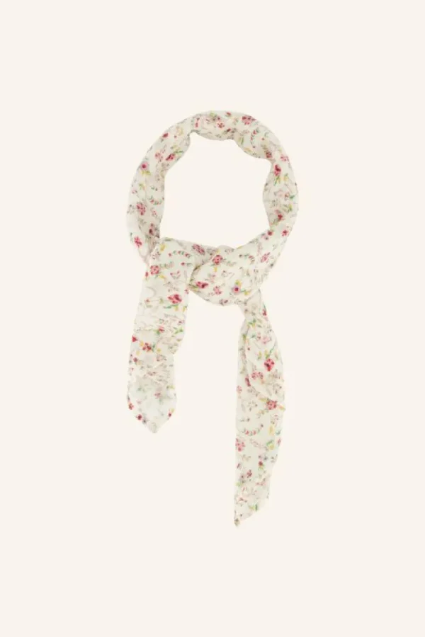 By bar Sjaals & Mutsen<flower cotton scarf | little flower print