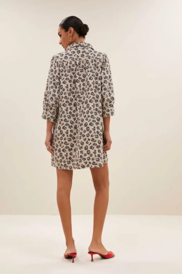 By bar Jurken<flynth cheetah dress | cheetah print