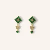 By bar Oorbellen<gyan earring | green