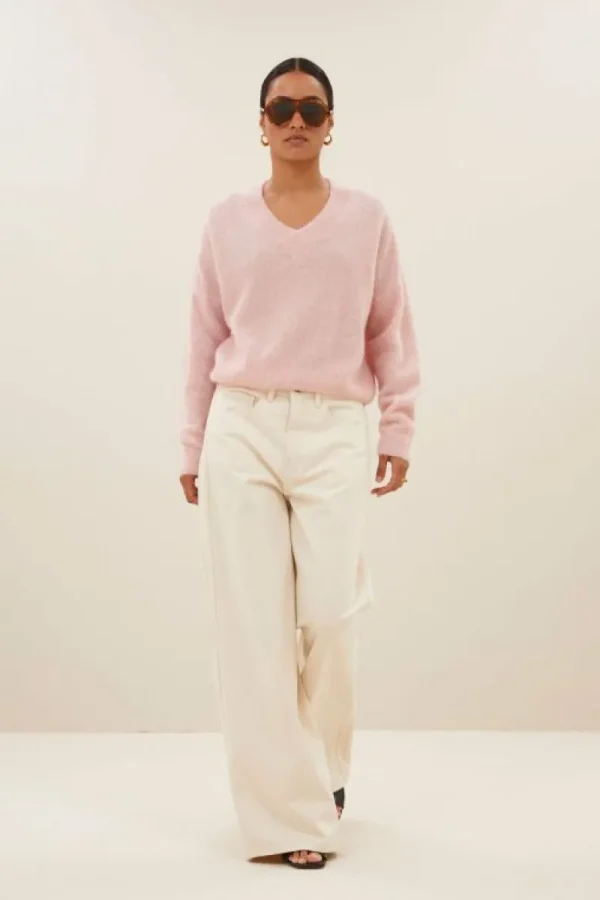 By bar Truien<isja fine pullover | light pink