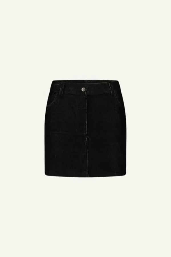 By bar Rokken<josie cord skirt | black