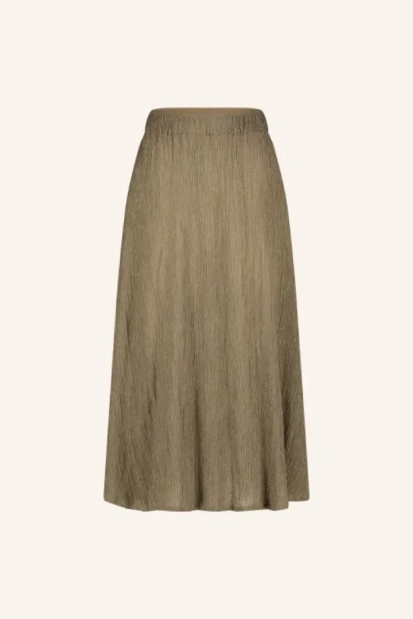 By bar Rokken<juta lurex skirt | gold