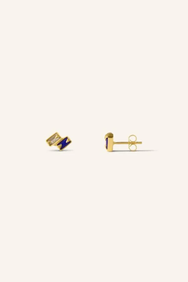 By bar Oorbellen | Sieraden<kavi stud earring | blue