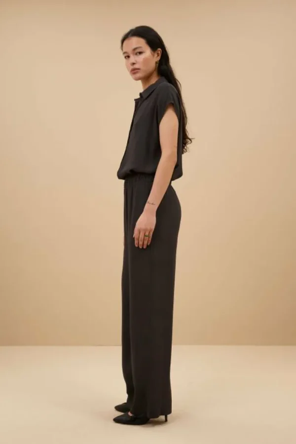 By bar Blouses<kiek viscose top | cafe noir