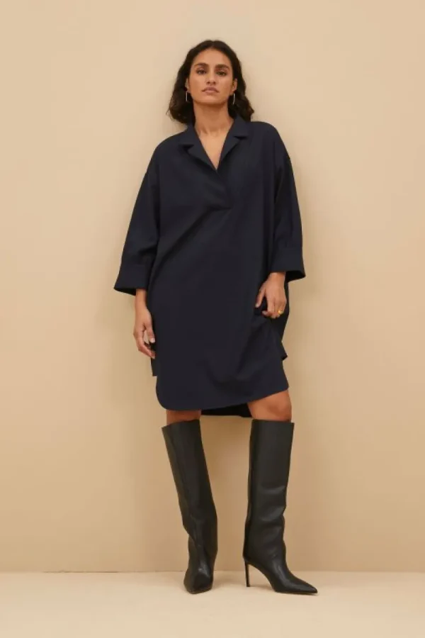 By bar Jurken<lea dress | midnight