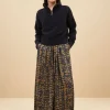 By bar Rokken<lien painting skirt | painting print