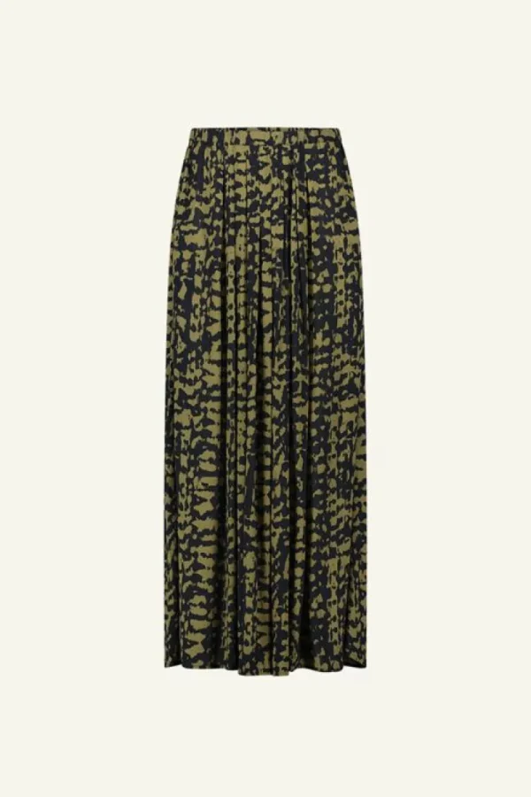 By bar Rokken<lien painting skirt | painting print