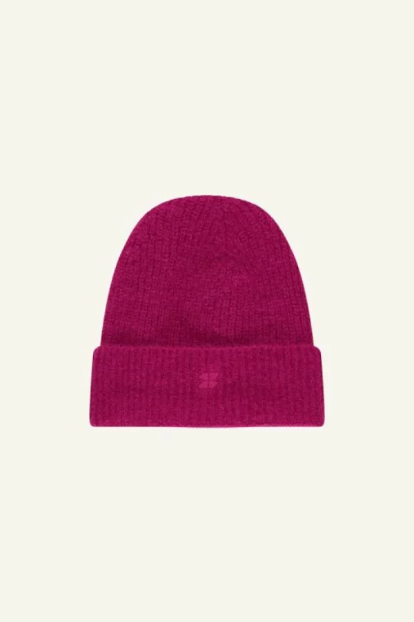 By bar Sjaals & Mutsen<logo beanie | fuchsia