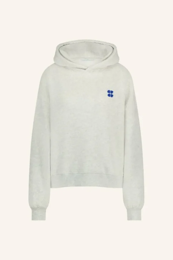 By bar Sweaters | Truien<logo hoodie | light grey melee