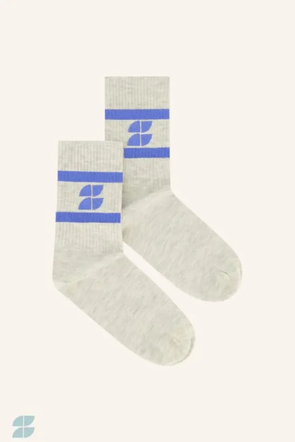 By bar Sokken<logo socks | queens blue