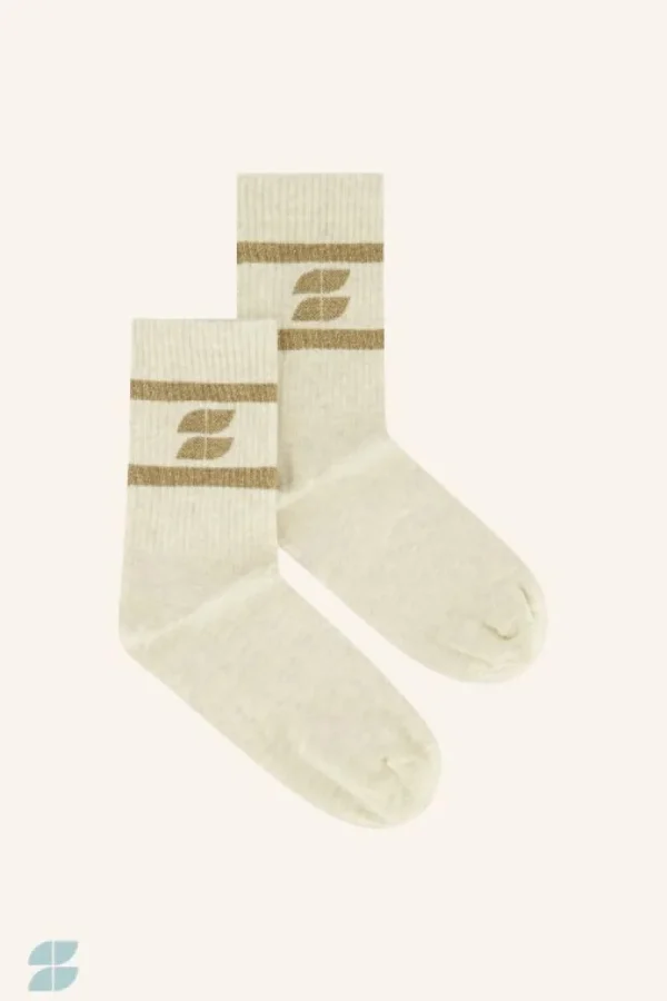 By bar Sokken<logo sparkle socks | gold