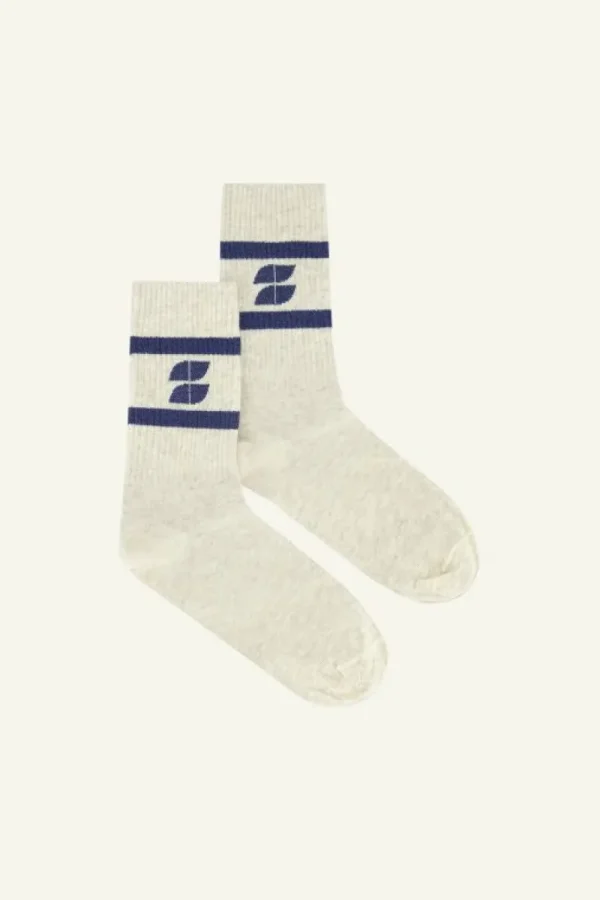 By bar Sokken<logo sparkle socks | navy