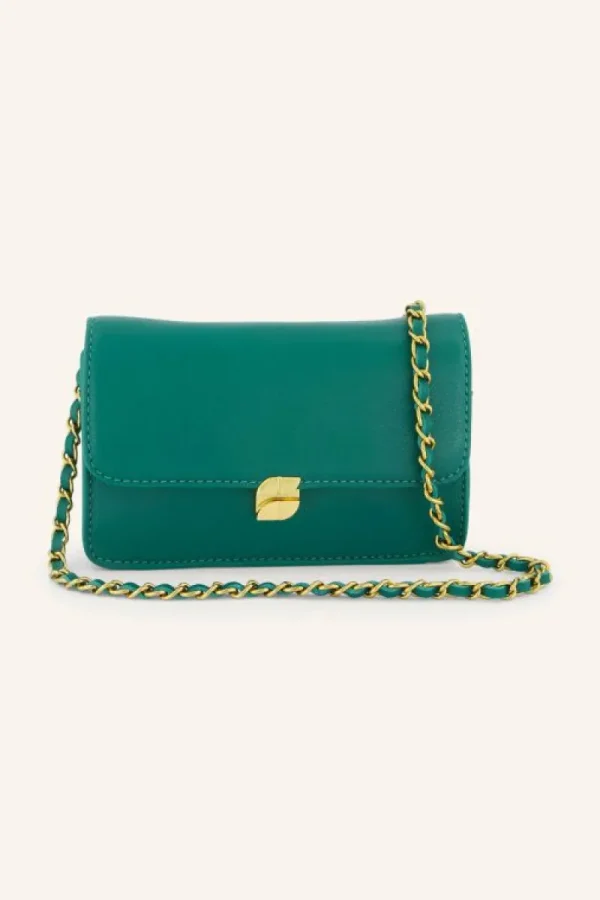 By bar Tassen<loua leather bag | peacock green