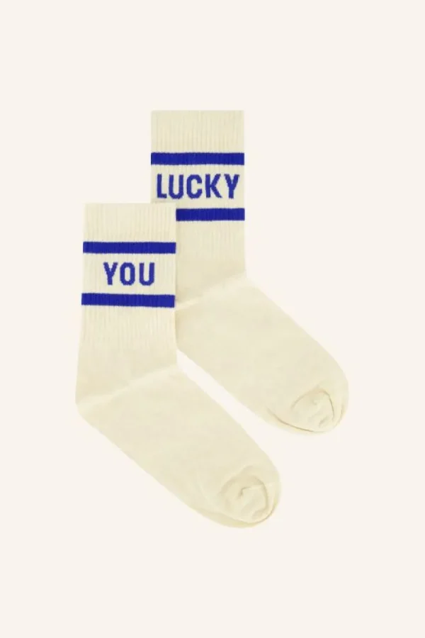 By bar Sokken<lucky you socks | kingsblue