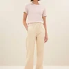 By bar Broeken<mees twill pant | grain