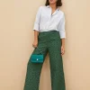 By bar Broeken<neal leo pants | green panter print