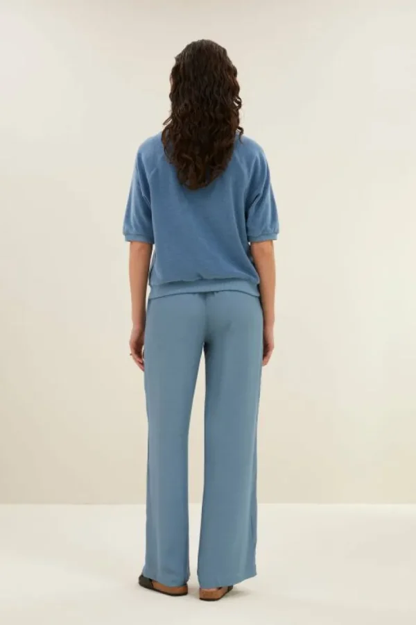 By bar Tops & Shirts<neva slub top | blue stone