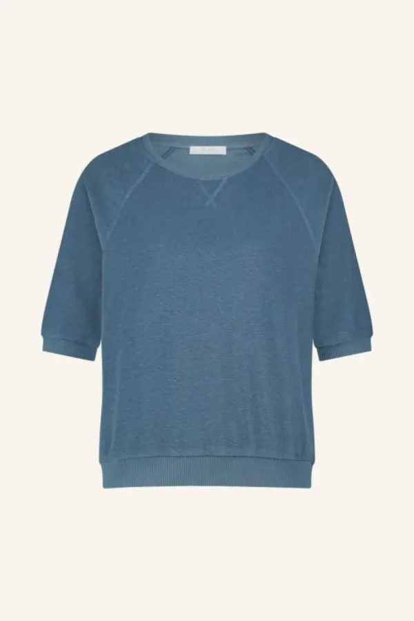 By bar Tops & Shirts<neva slub top | blue stone