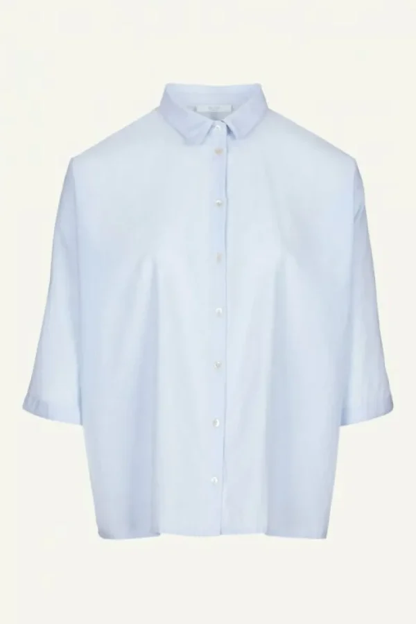 By bar Blouses<norel chambray blouse | light blue