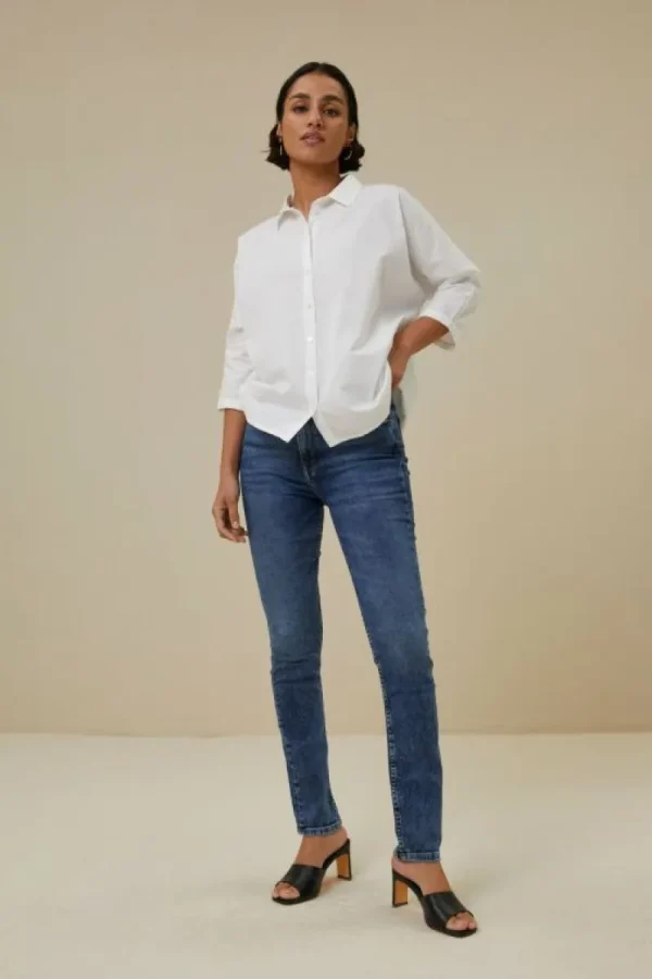 By bar Blouses<norel poplin blouse | white