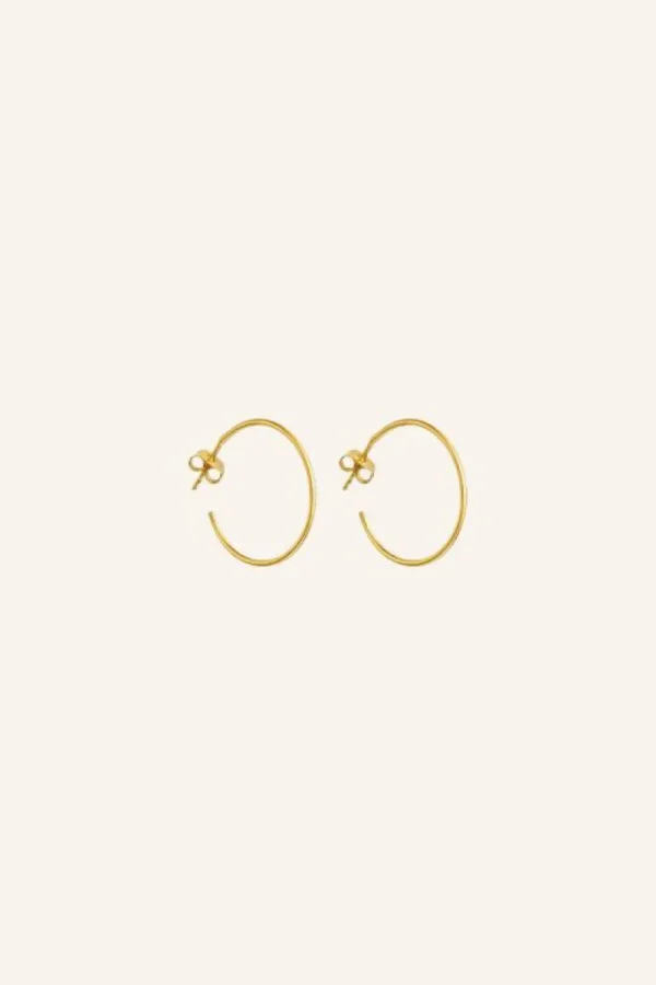 By bar Oorbellen | Sieraden<pd mat ring | gold