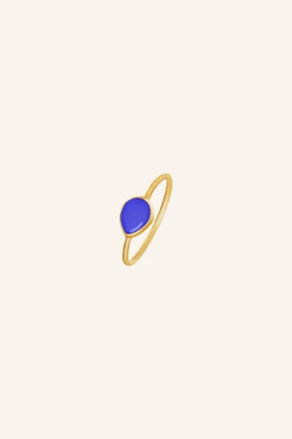 By bar Sieraden<PD MINIMAL RING | blue