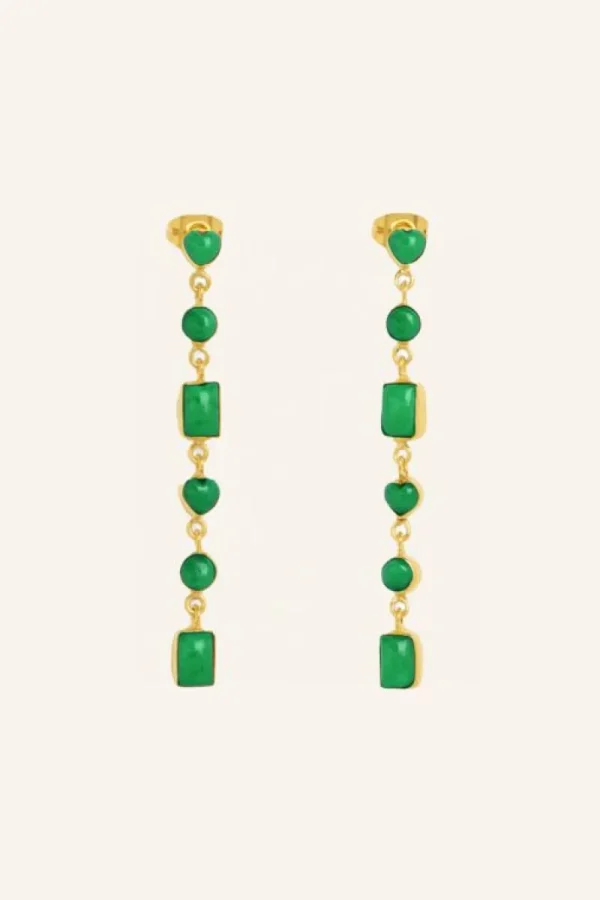 By bar Oorbellen<pd nolan earring | emerald