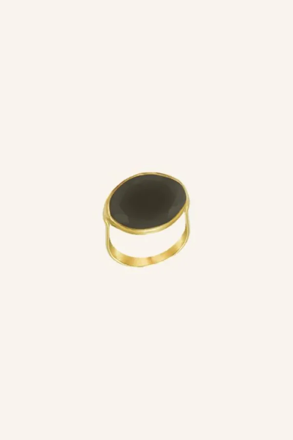 By bar Sieraden<PD OVAL RING | biscuit