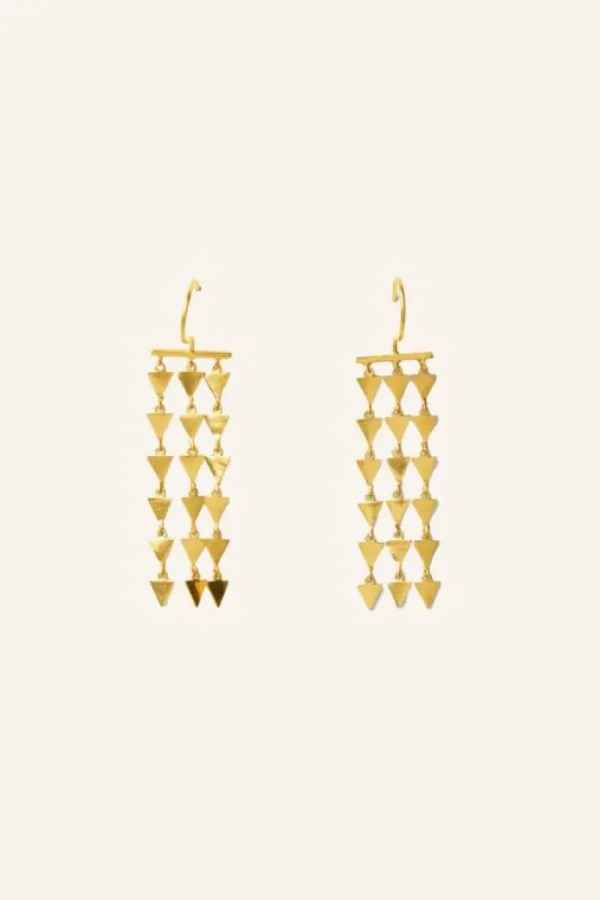 By bar Oorbellen | Sieraden<rainbow earring | gold