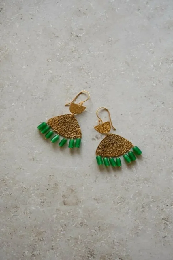 By bar Oorbellen | Sieraden<ravi earring | green