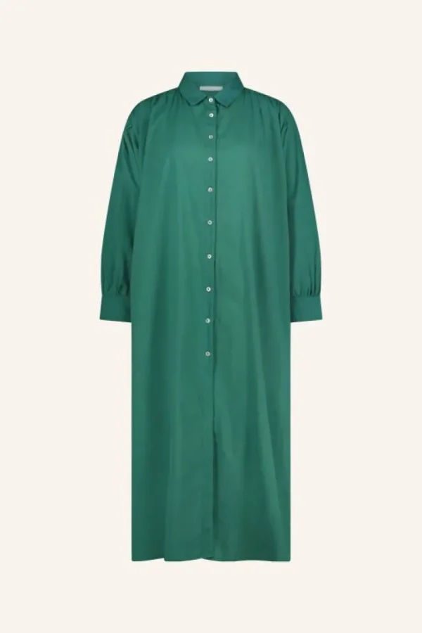 By bar Jurken<shirt dress | spring green