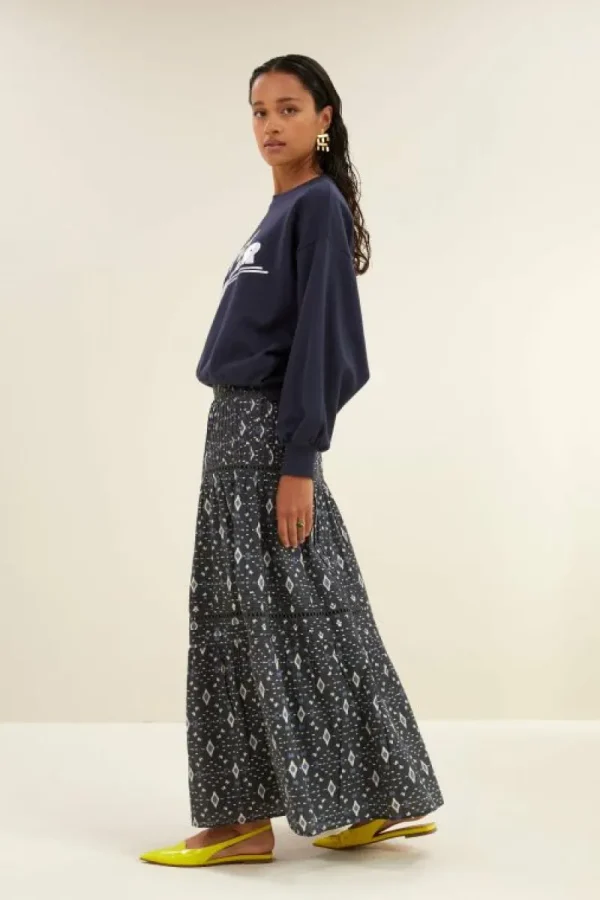 By bar Rokken<xena midnight ikat skirt | midnight ikat