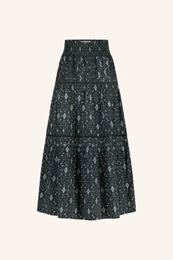 By bar Rokken<xena midnight ikat skirt | midnight ikat